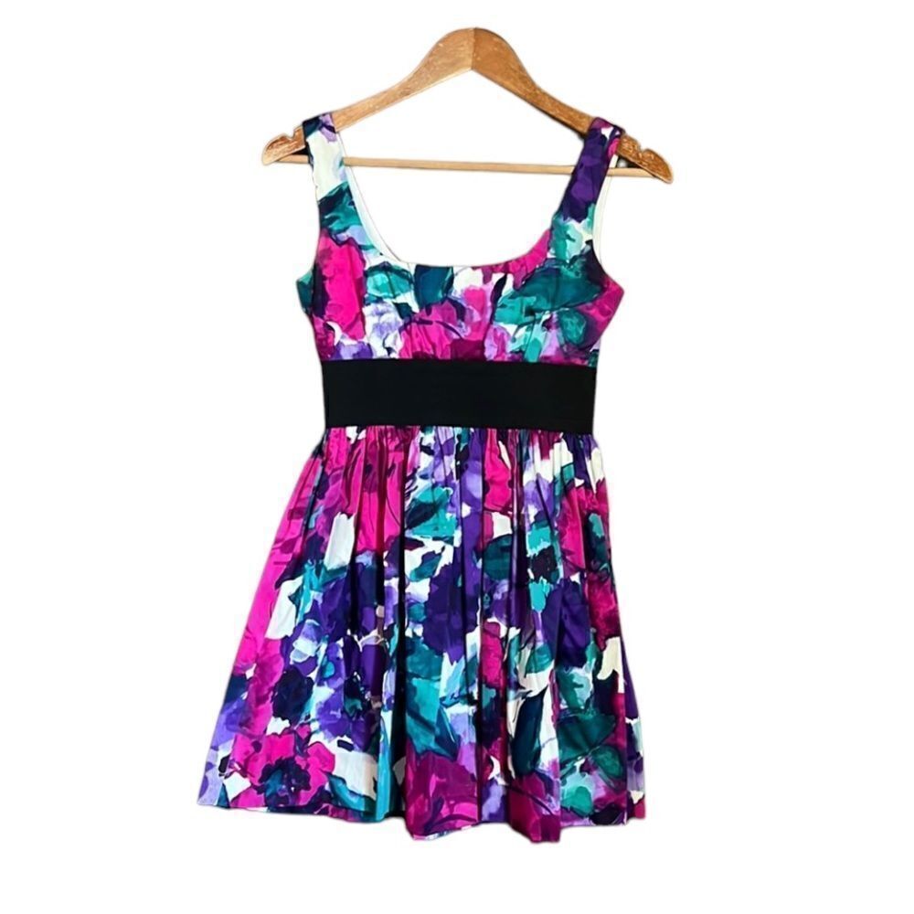 Necessary objects floral mini dress. Size x small